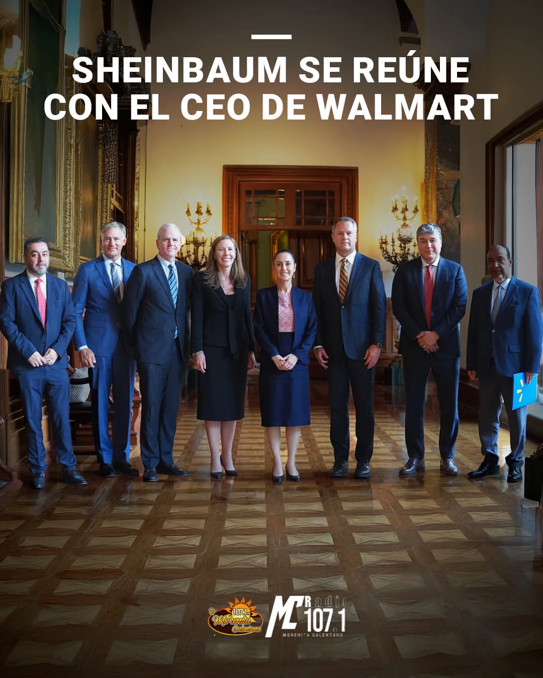 La Presidenta Claudia Sheimbaum se reune con el CEO de Walmart Global