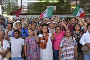 Beatriz Mojica visitó este fin de semana la Costa Chica