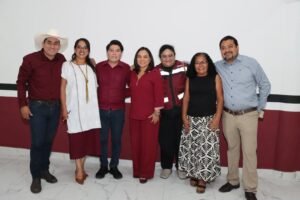 Beatriz Mojica dialoga sobre organización y fortalecimiento de Morena